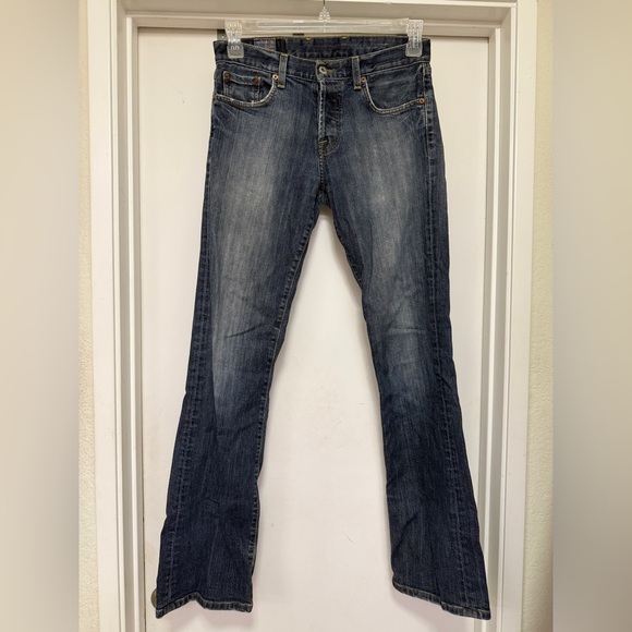 Lucky Brand men’s slim bootleg jeans - size 28 - button fly - Picture 1 of 10